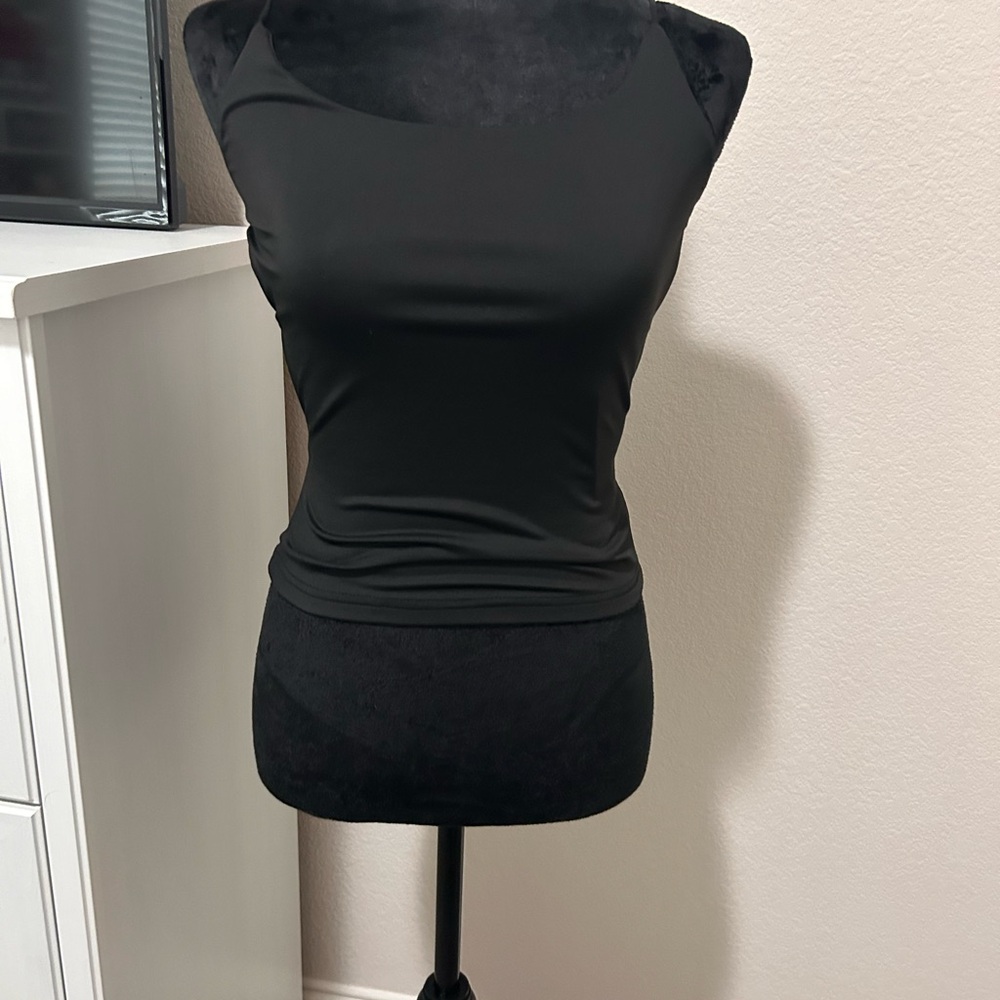 SHEIN Black Teens  Shirt